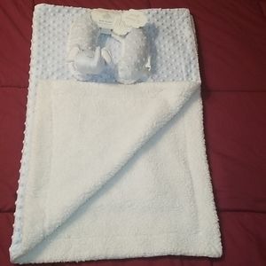 Huggable Friend Baby Blanket With Travel Pillow